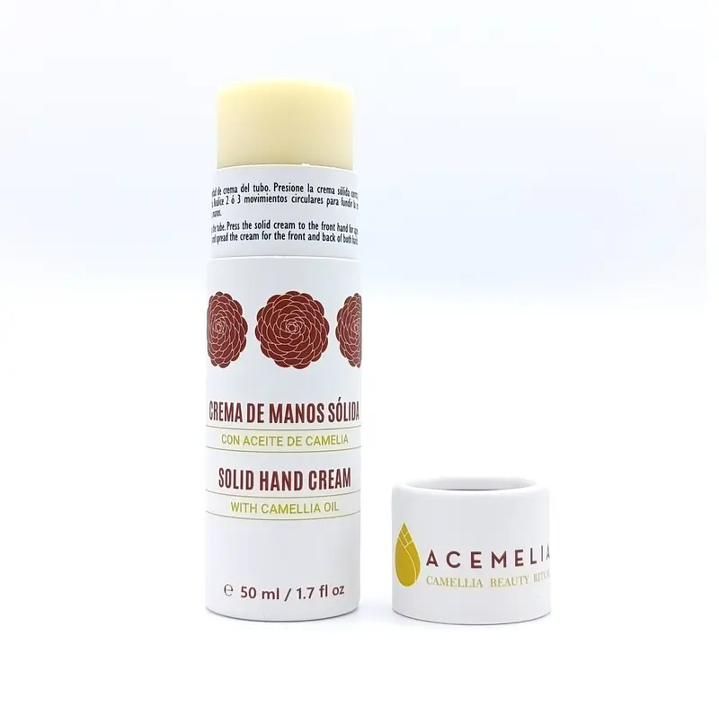 Crema De Manos Sólida De Camelia - sin plástico