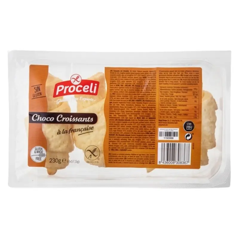Croissants de Chocolate Sin Gluten 230g