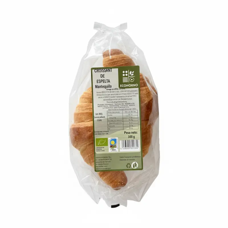 Croissants ecológicos de espelta con mantequilla 300 g
