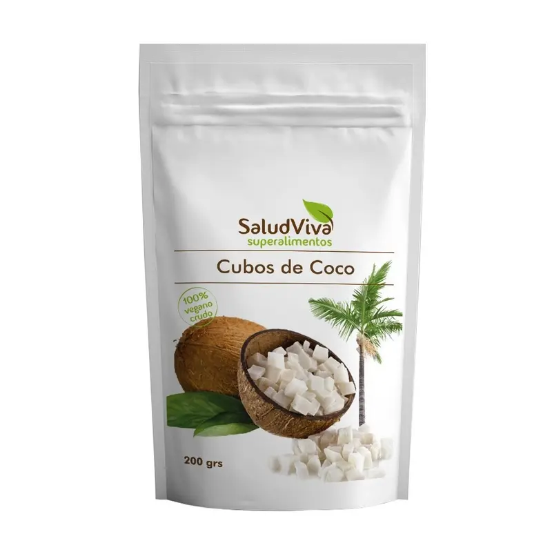 Cubos de Coco Eco · Salud Viva · 125 gramos