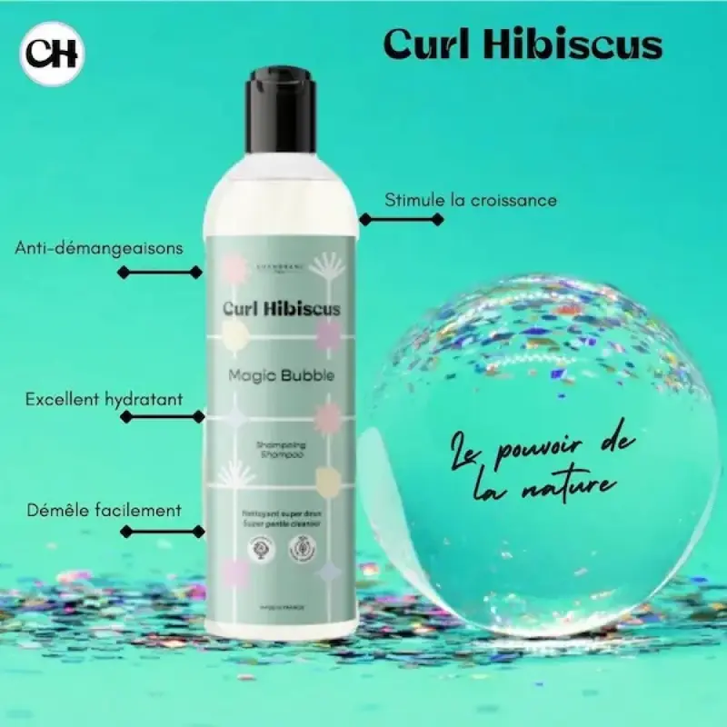 Curl Hibiscus Champú Magic Bubble 250ml
