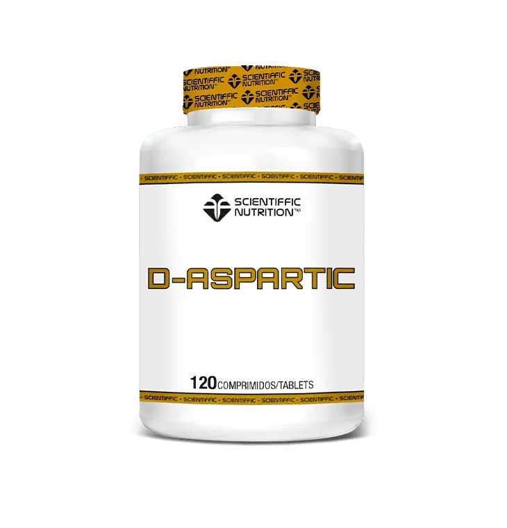 D-Aspartic · Scientiffic Nutrition · 120 comprimidos