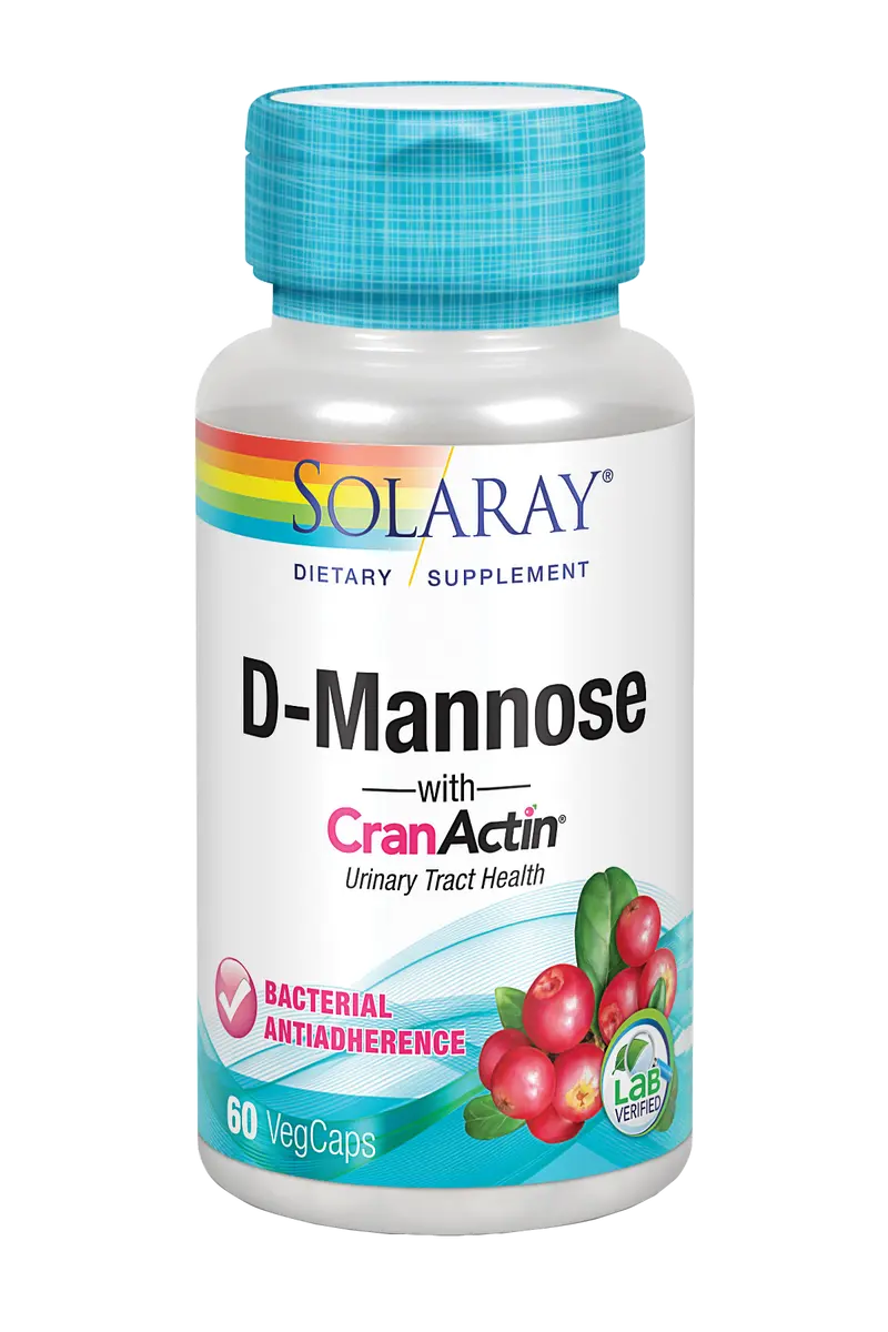 D-Manosa con CranActin · Solaray · 60 cápsulas
