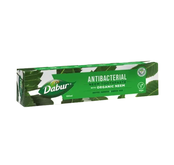 Dentífrico Ayurvédico Herbal con Neem · Dabur · 100 ml
