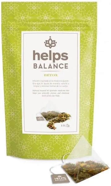 Detox · Helps Balance · 15 pirámides
