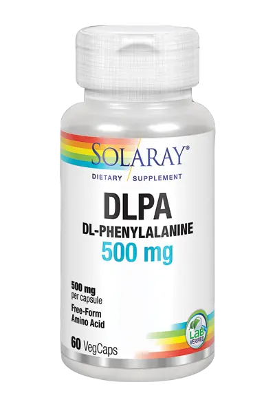 DLPA 500 mg · Solaray · 60 cápsulas