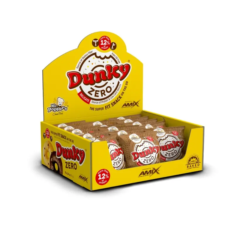 Dunky Zero 15x70gr Sabor Espelta Choco Avellana Mr.popper's Amix