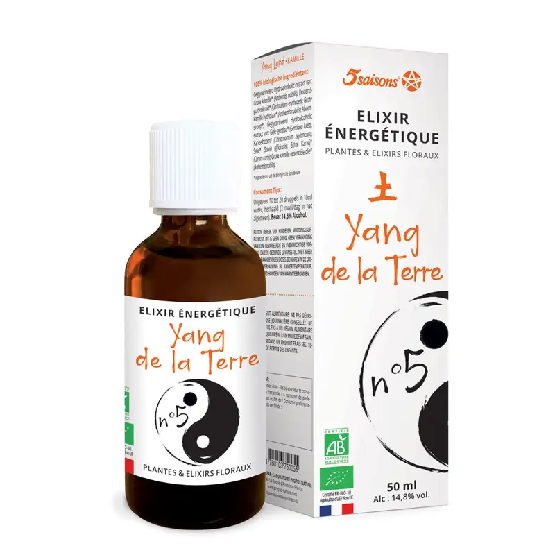 Elixir Energético Nº5 Yang de la Tierra · 5 Saisons · 50 ml