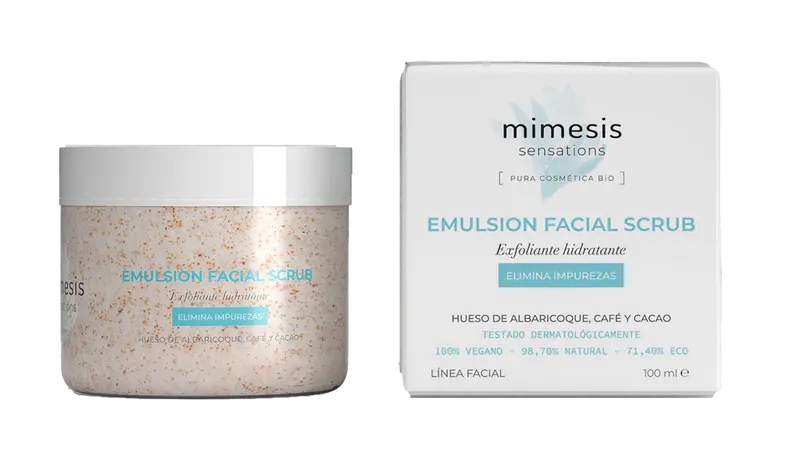Emulsión Facial Scrub · Mimesis Sensations · 100 ml