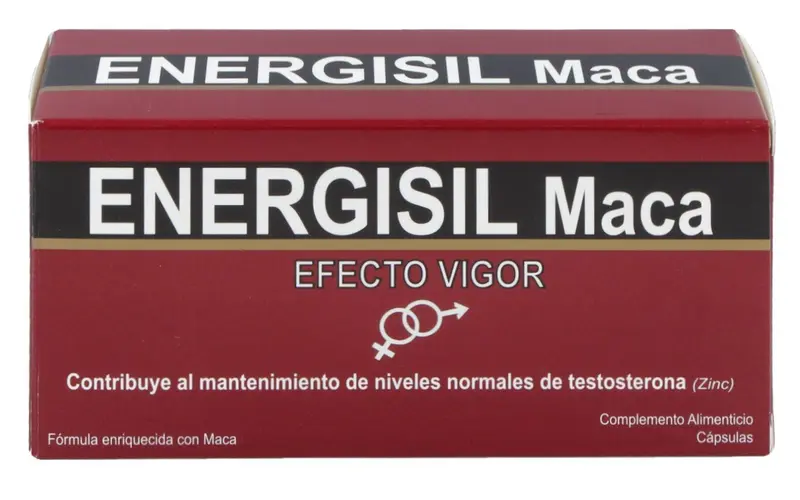 Energisil Maca · Efecto Vigor · Pharma OTC · 60 cápsulas