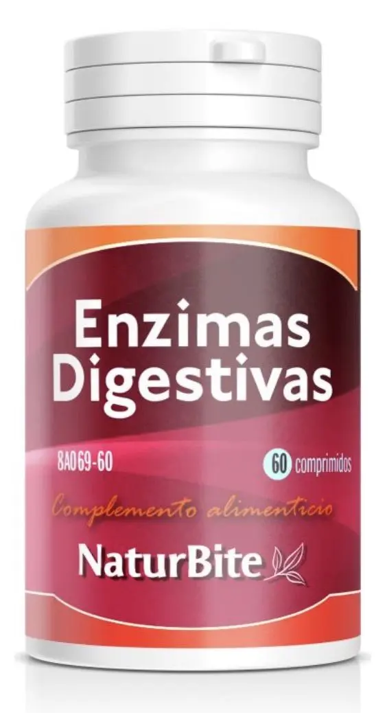 Enzimas Digestivas · NaturBite · 60 comprimidos