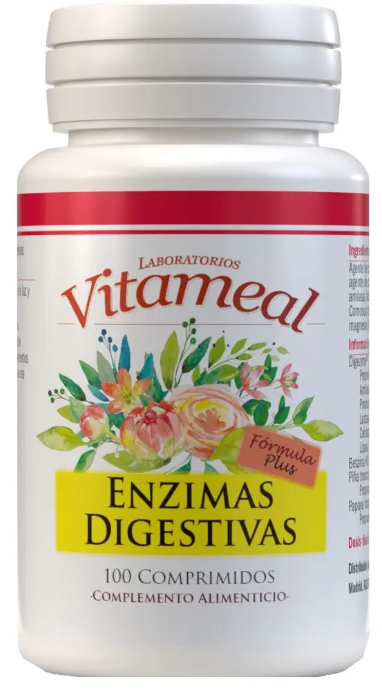 Enzimas Digestivas · Vitameal · 100 comprimidos