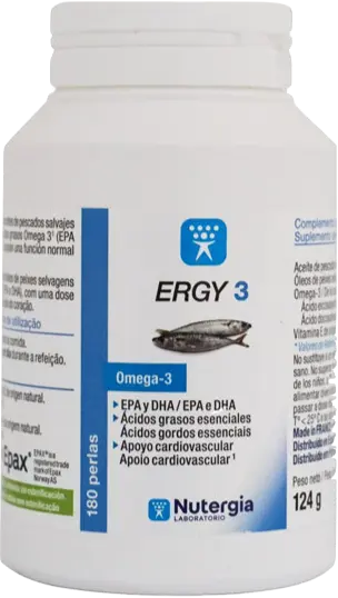 Ergy 3 · Nutergia · 180 perlas