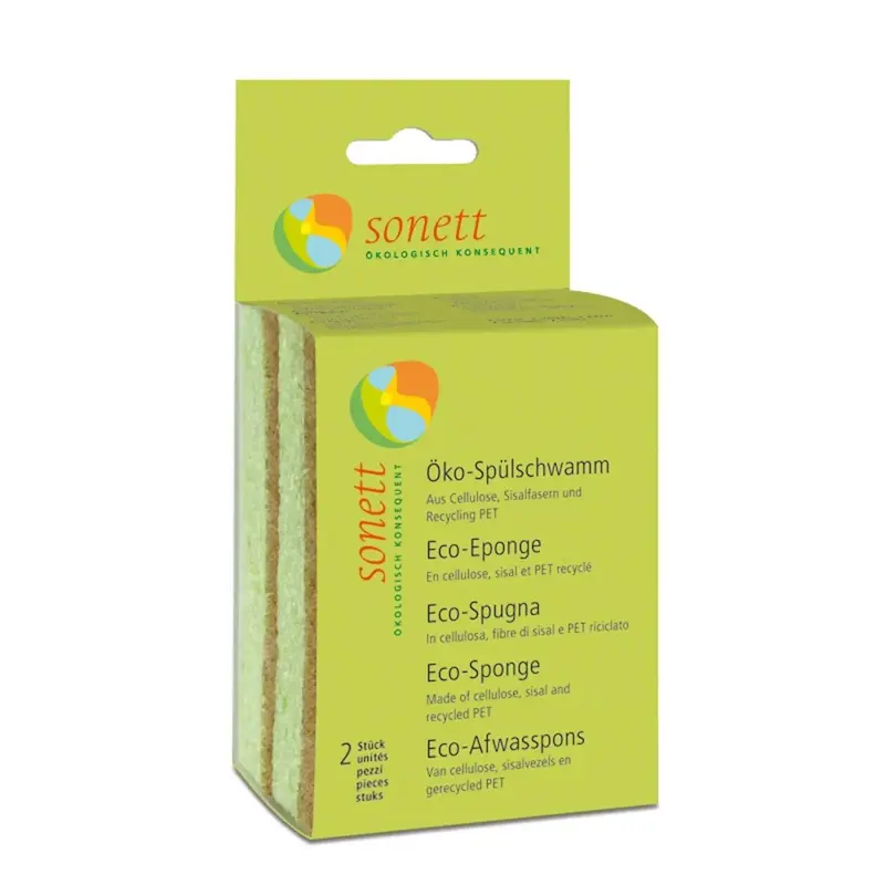 Esponjas De Cocina, Pack 6 X 2, Estropajos Ecológicos