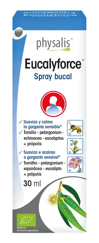 Eucalyforce Spray Bucal · Physalis · 30 ml