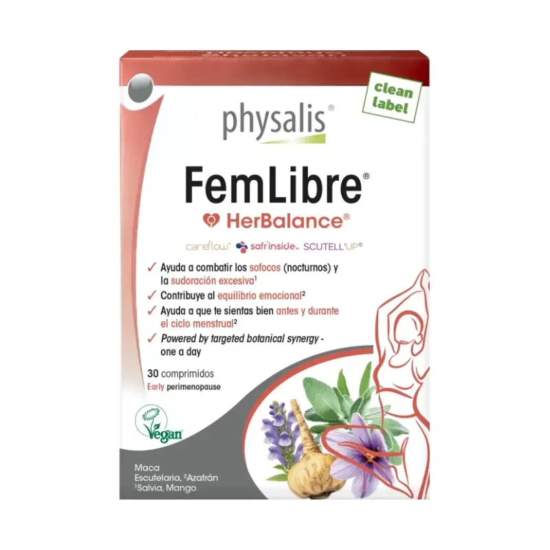 FemLibre · Physalis · 30 comprimidos