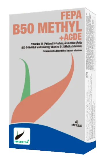 Fepa-B50 Methyl + ACDE · Fepadiet · 40 cápsulas