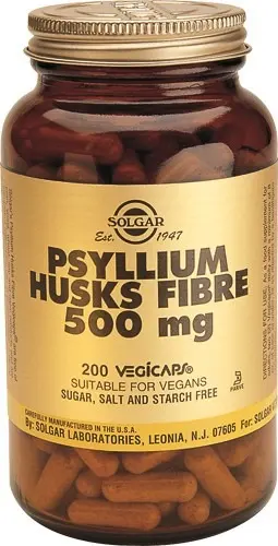 Fibra de Cáscara de Psyllium · Solgar · 200 cápsulas