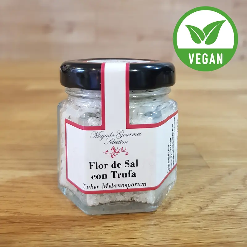 Flor de sal con escamas de trufa negra - 40 Gr