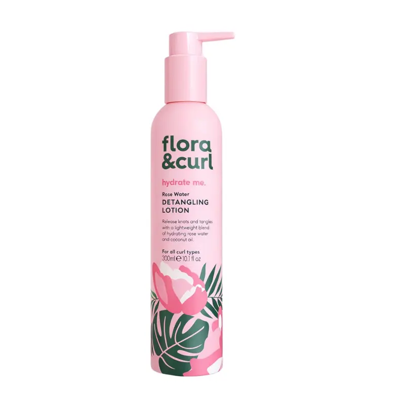Flora And Curl Rose Water Detangling Lotion 300ml