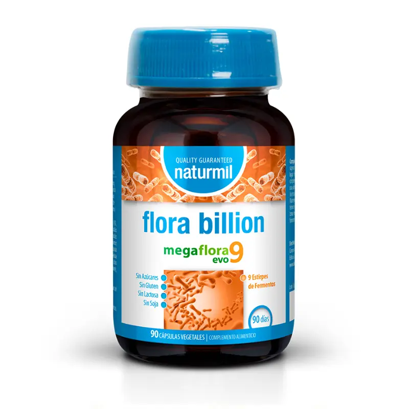 Flora Billion · Naturmil · 90 cápsulas