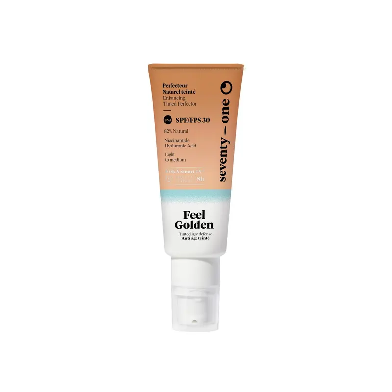 Fluido Protector Antioxidante Con Color Feel Golden Spf30