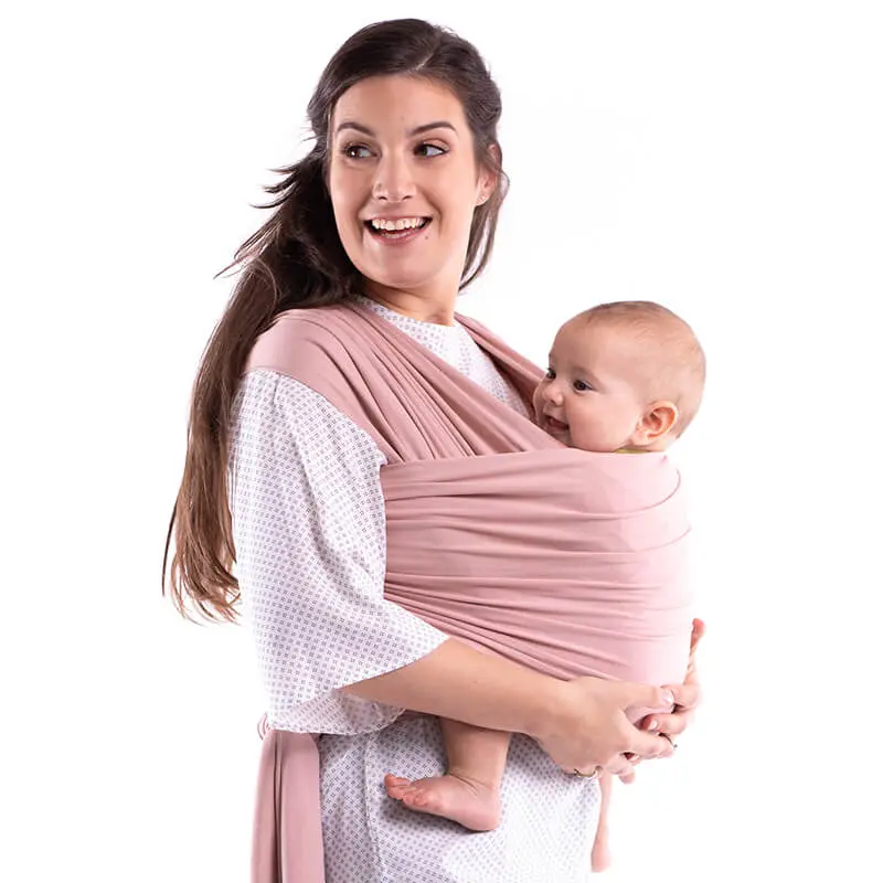 Fular Elástico Portabebé Bambú, Boba Wrap Serenity. Bloom