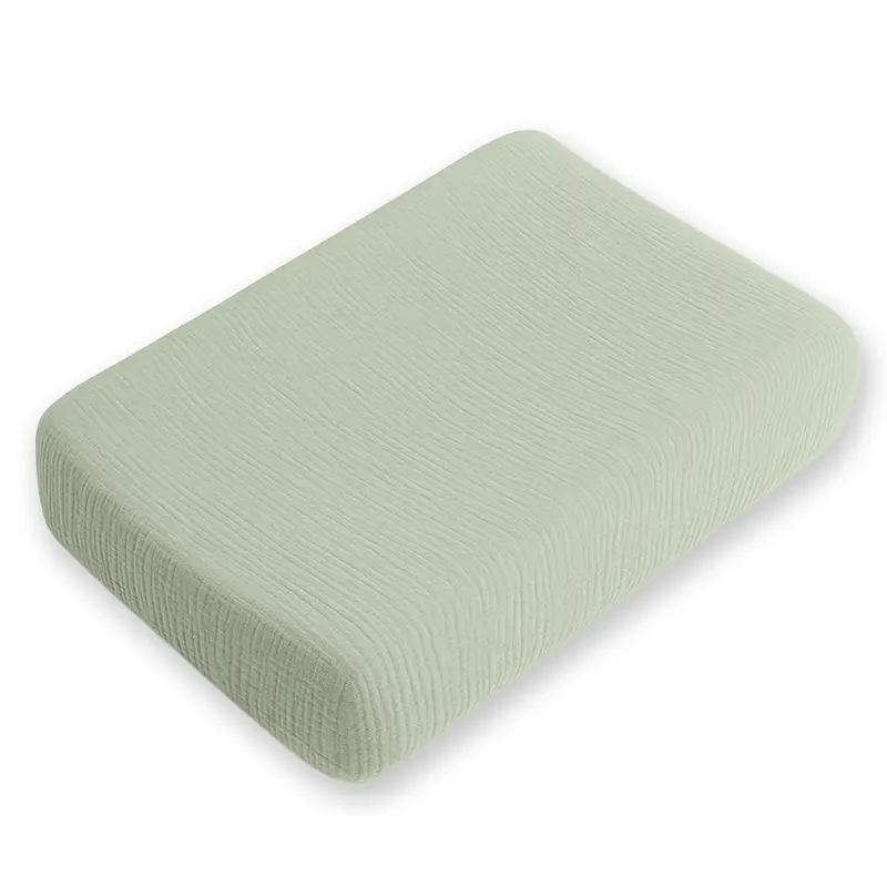 Funda De Colchón Para Cambiador En Algodón Bio Verde