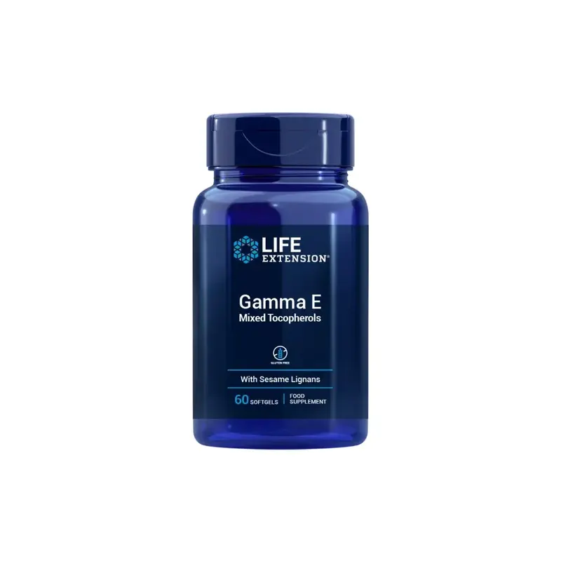 Gamma E Mixed Tocopherols · Life Extension · 60 perlas