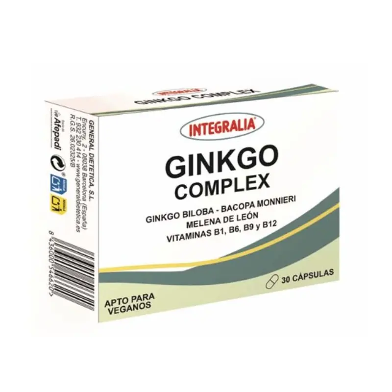 Ginkgo Complex · Integralia · 30 cápsulas
