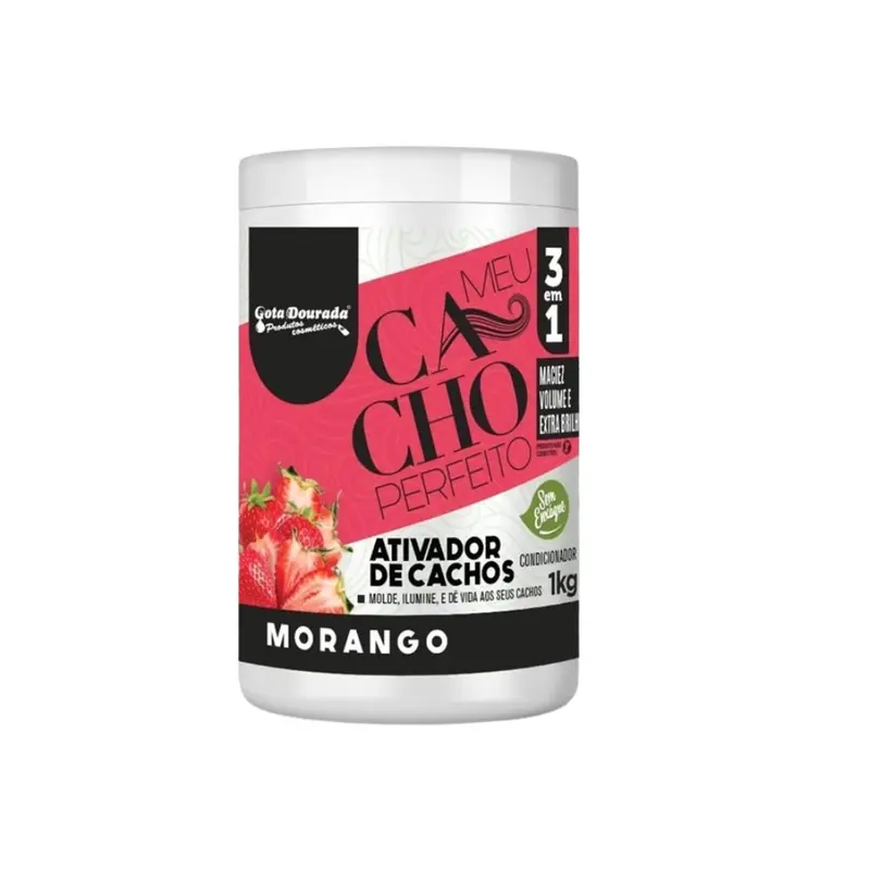 Gota Dourada Meu Cacho Perfeito Activador Morango 1k