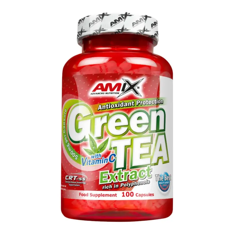 Green Tea With Vit C 100 Caps