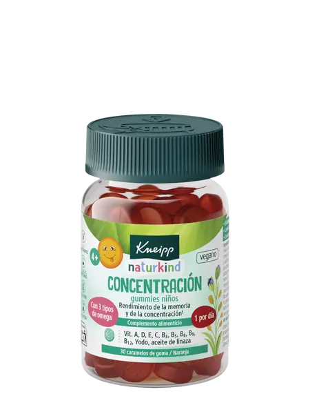 Gummies Niños Concentración · Kneipp · 30 gominolas