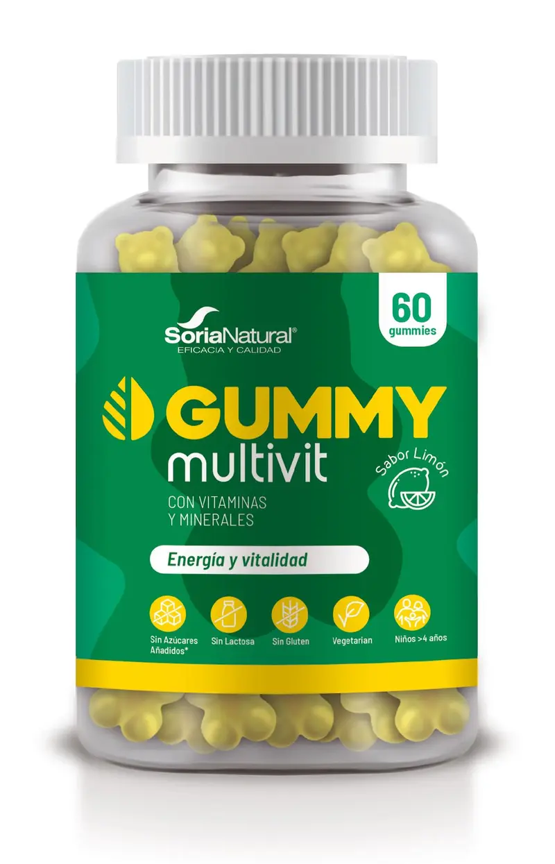 Gummy Multivit · Soria Natural · 60 gummies