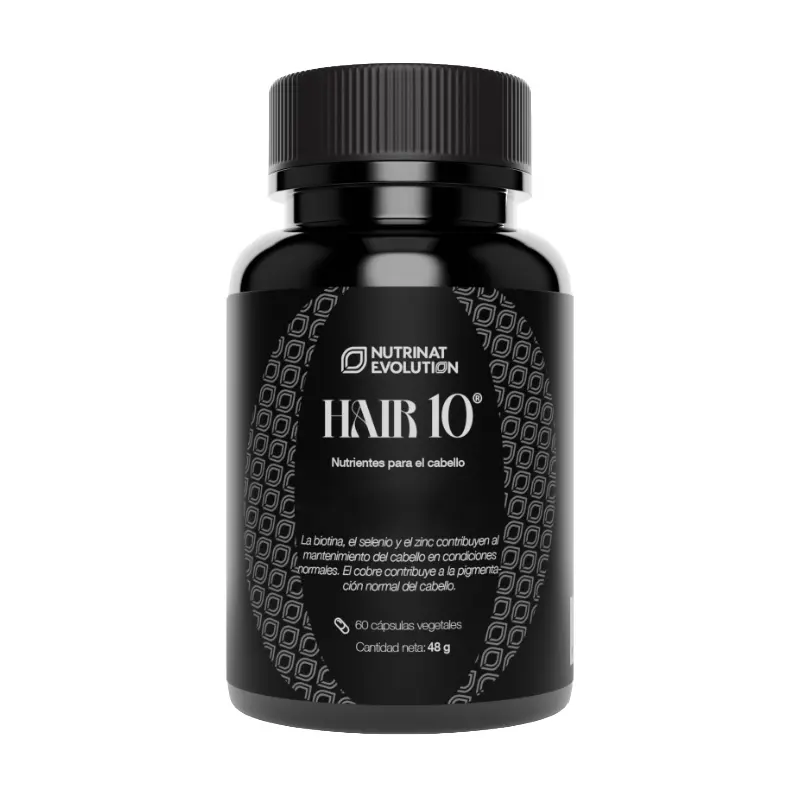 Hair 10 · Nutrinat Evolution · 60 cápsulas