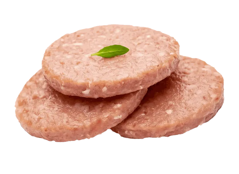 Hamburguesas De Pollo Pastoreado (4 Unids/500 Gr) .