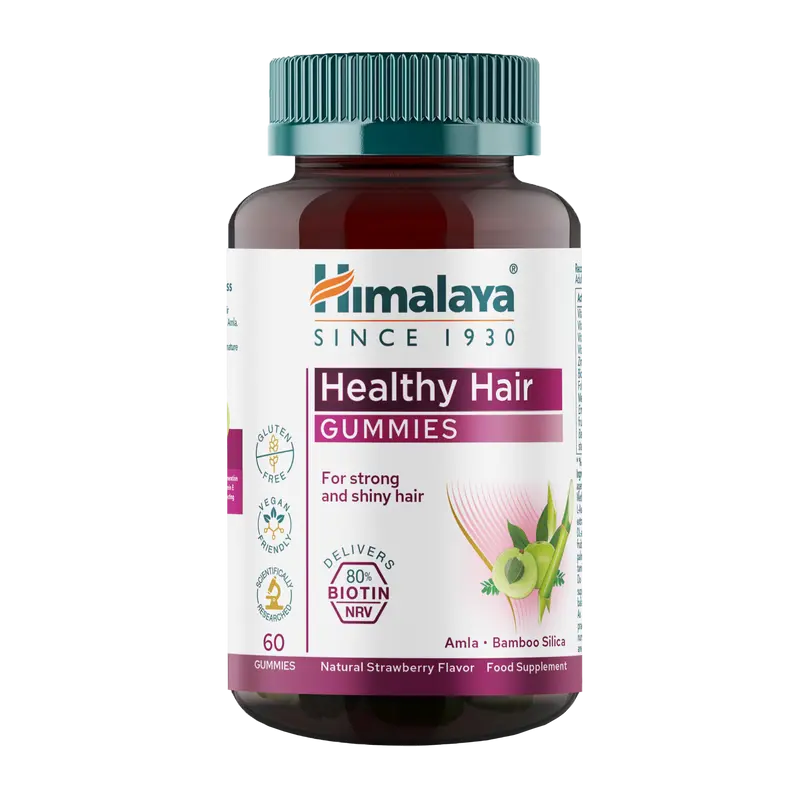Healthy Hair · Himalaya · 60 gummies