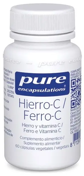 Hierro C · Pure Encapsulations · 60 cápsulas