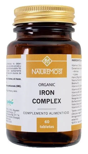 Hierro Orgánico Complex · Nature Most · 60 tabletas