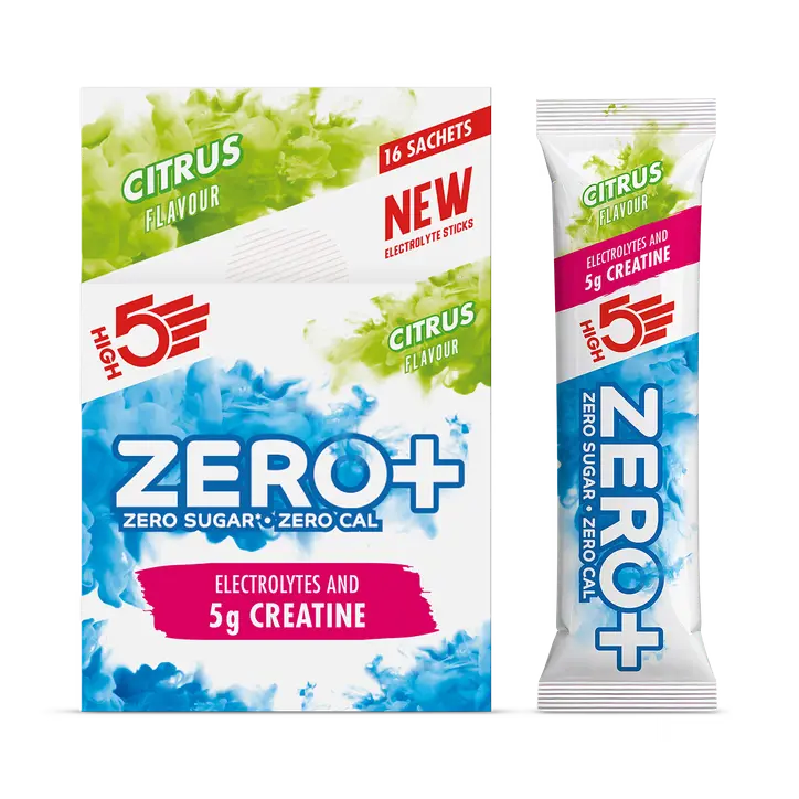 High5 Zero+ Electrolitos y 5g de Creatina Sabor Cítricos - 16 Sobres