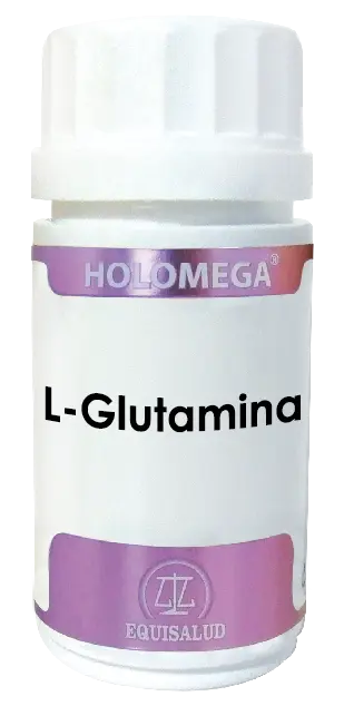 Holomega L-Glutamina · Equisalud · 50 cápsulas