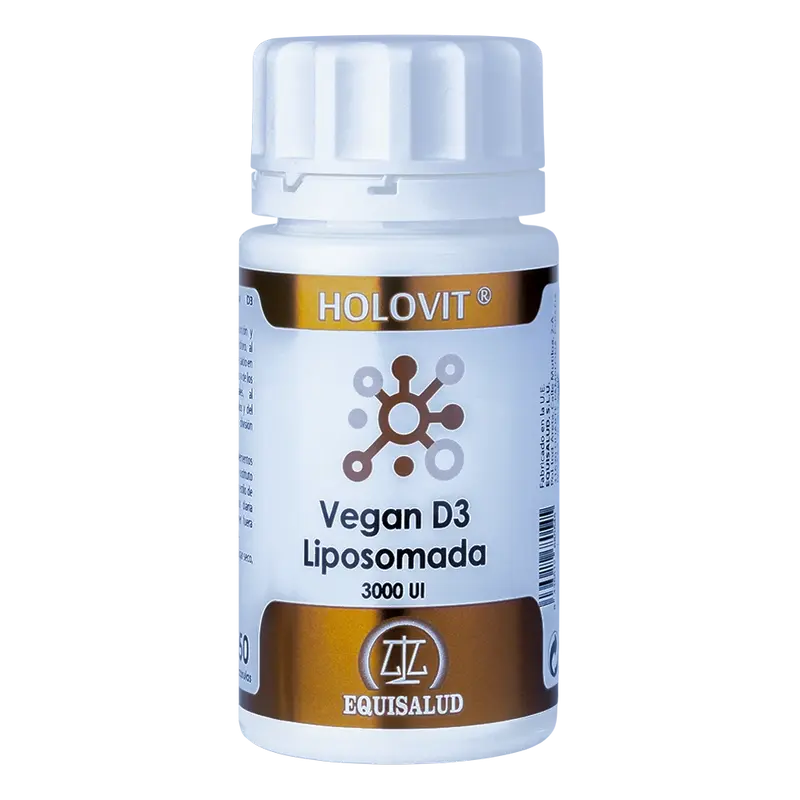 Holovit Vegan Vitamina D3 Liposomada · Equisalud · 50 cápsulas