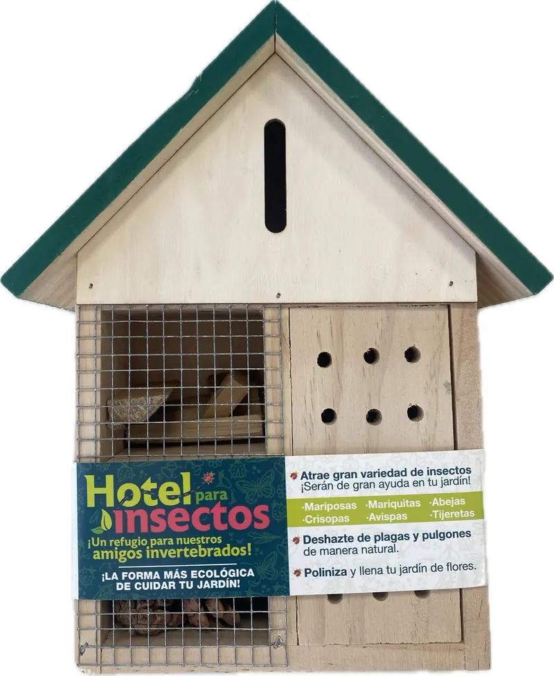 Hotel Para Insectos Easy-bug 16 De Madera Fsc