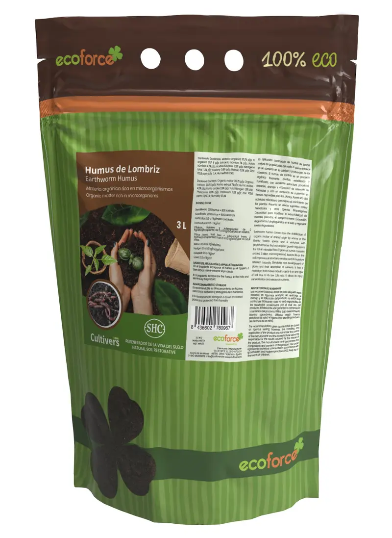 Humus De Lombriz Cultivers 40 L