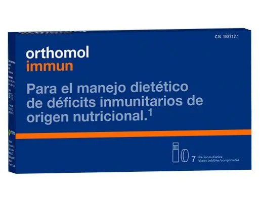 Immun · Orthomol · 7 raciones (viales + comprimidos)