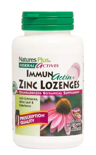 ImmunActin Zinc · Nature's Plus · 60 comprimidos