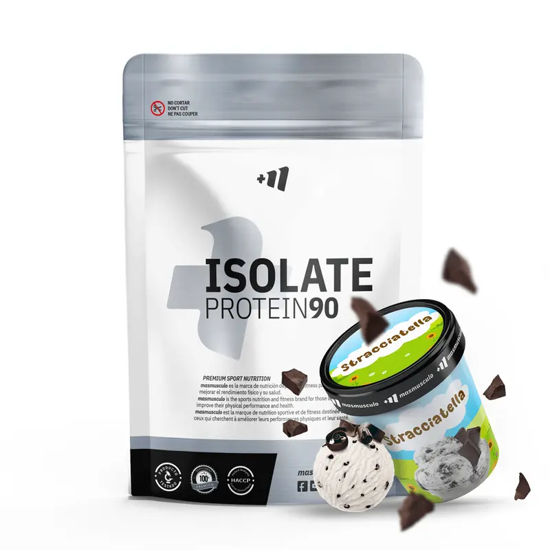 Isolate 90 Cfm - 1kg - Stracciatella - Aumenta La Masa Muscular - Masmusculo