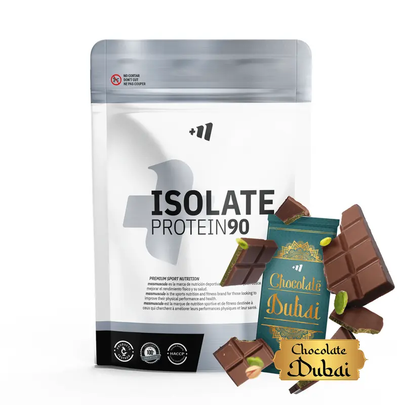 Isolate 90 Cfm - 500 G - Chocolate Dubái - Aumenta La Masa Muscular - Masmusculo