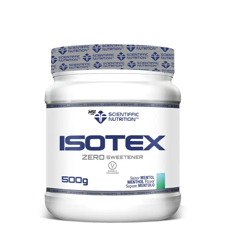 Isotex Zero Sweetener Mentol · Scientiffic Nutrition · 500 gramos