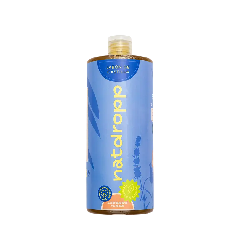 Jabón De Castilla Líquido BIO Lavanda Flash Natdropp 1000ml
